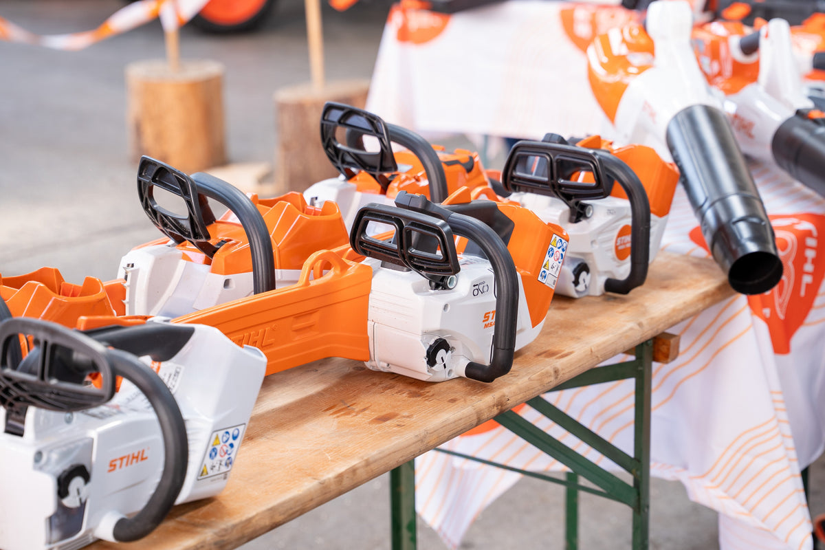STIHL Akku- und Benzingeräte im Vergleich bei Landtechnik Breindl