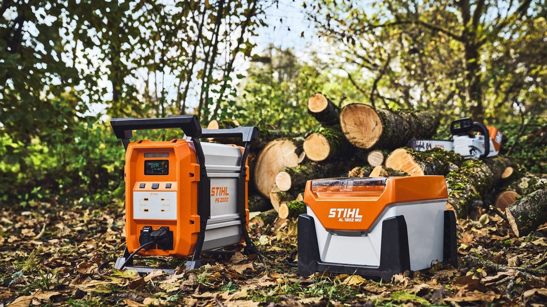 Die neue STIHL PS 2000 "Powerbank" im Großen Maßstab