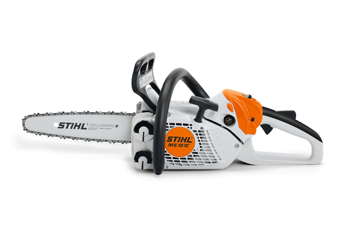 STIHL MS 151 C-E Benzin-Kettensäge Seitenansicht