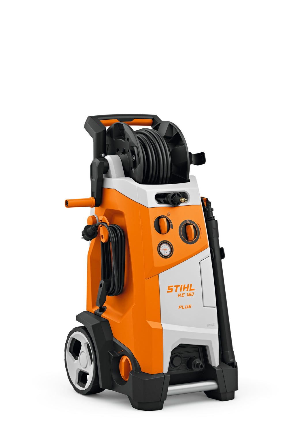 STIHL RE 150 PLUS Hochdruckreiniger Bedienelemente mit Manometer