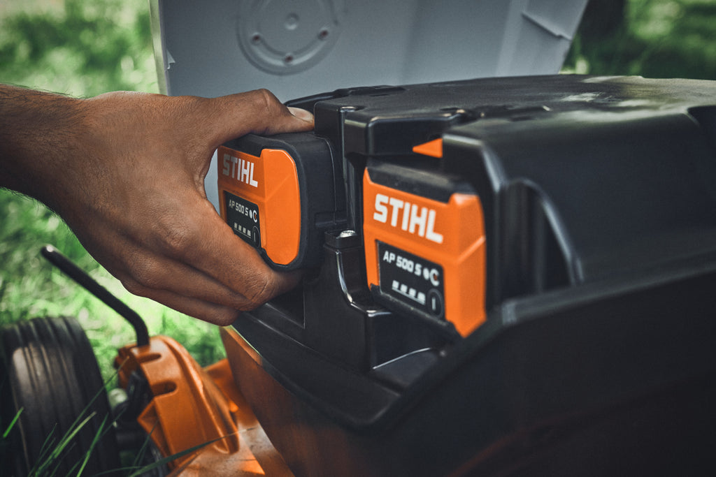 STIHL RMA 7 RV Akku-Rasenmäher Detailansicht