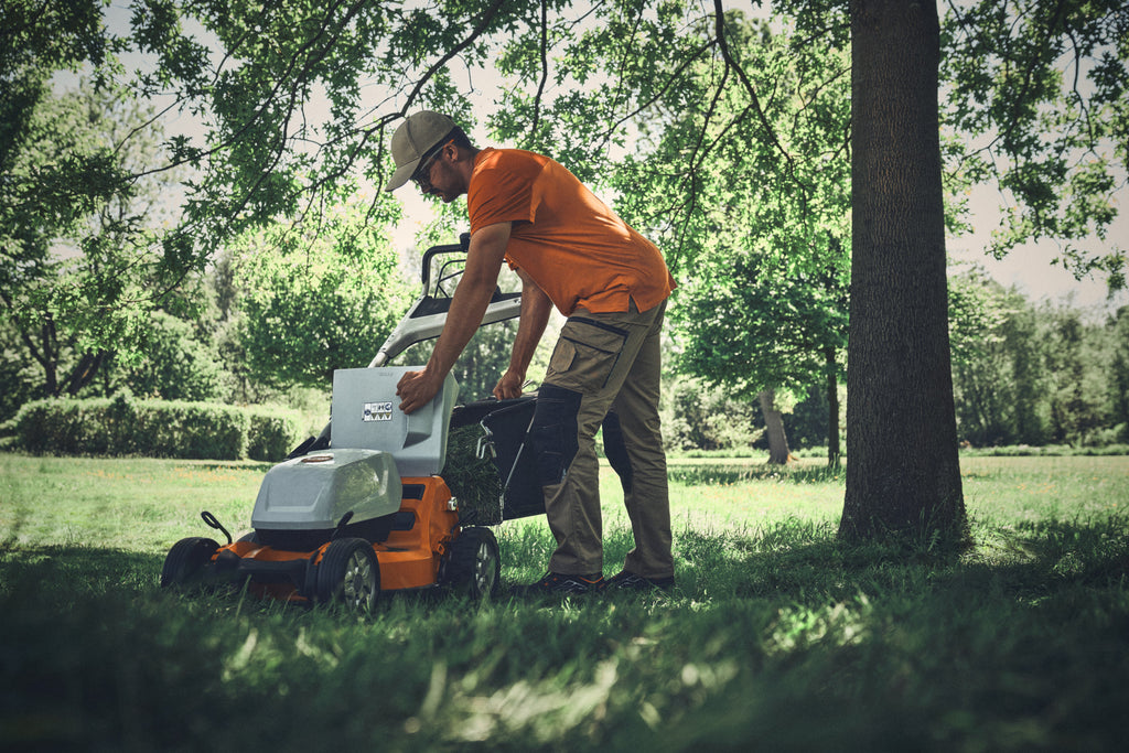 STIHL RMA 750 V Akku-Rasenmäher Detailansicht