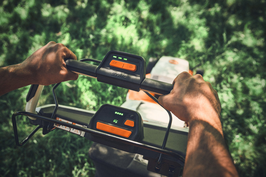 STIHL RMA 756 V Akku-Rasenmäher Detailansicht