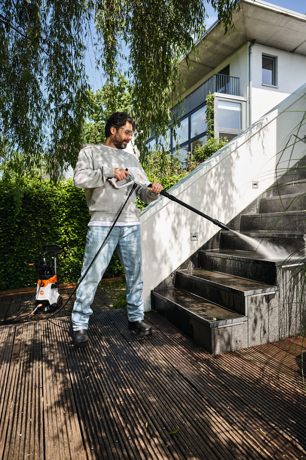 STIHL RE 120 VARIO CONTROL Hochdruckreiniger Anwendungsbeispiel