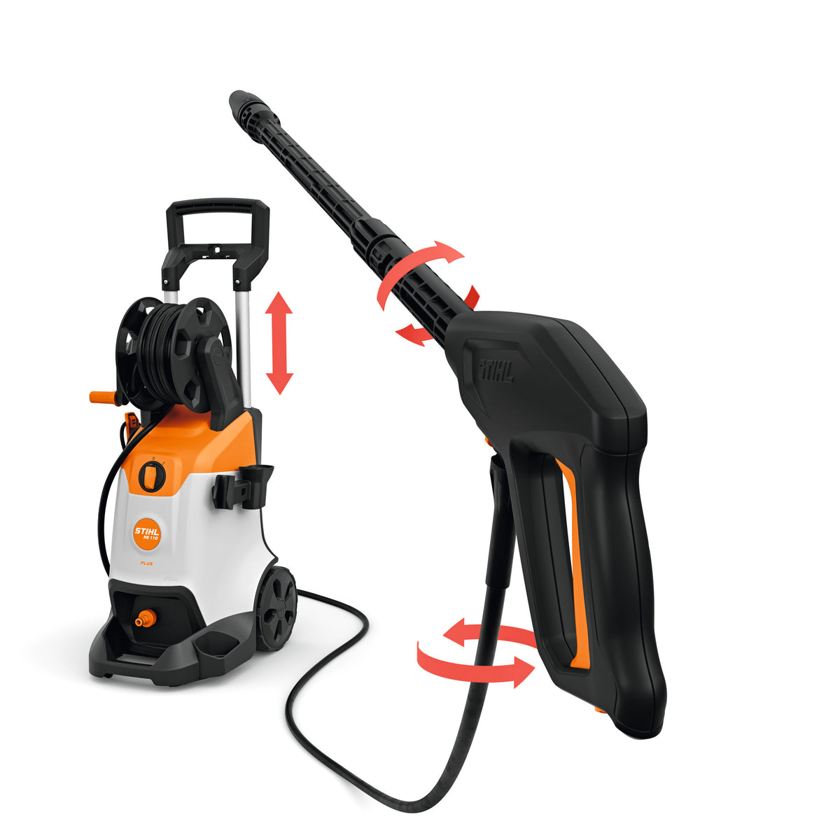 STIHL RE 110 PLUS Hochdruckreiniger im Einsatz