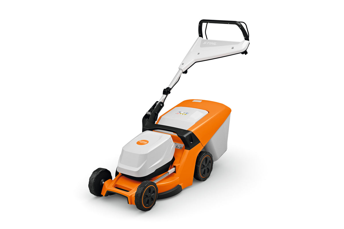 STIHL RMA 443 Akku-Rasenmäher Seitenansicht