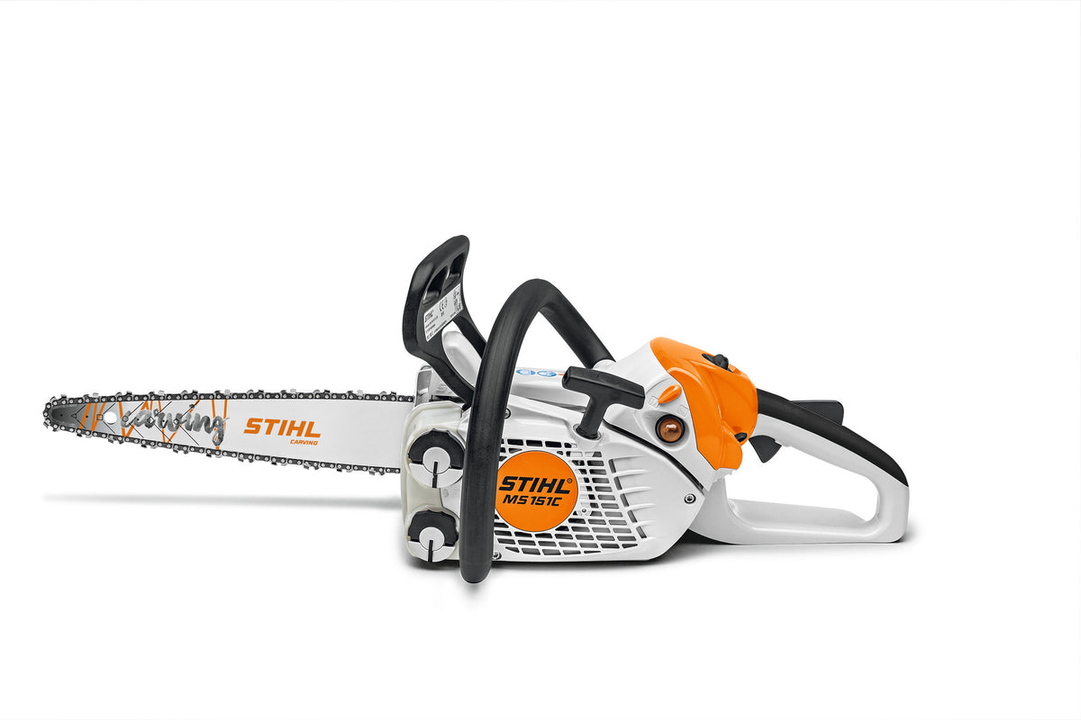STIHL MS 151 Carving Benzin-Kettensäge Seitenansicht