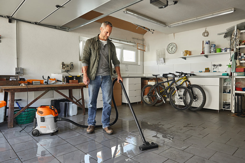 STIHL SE 33 Nass- und Trockensauger Anwendungsbeispiel