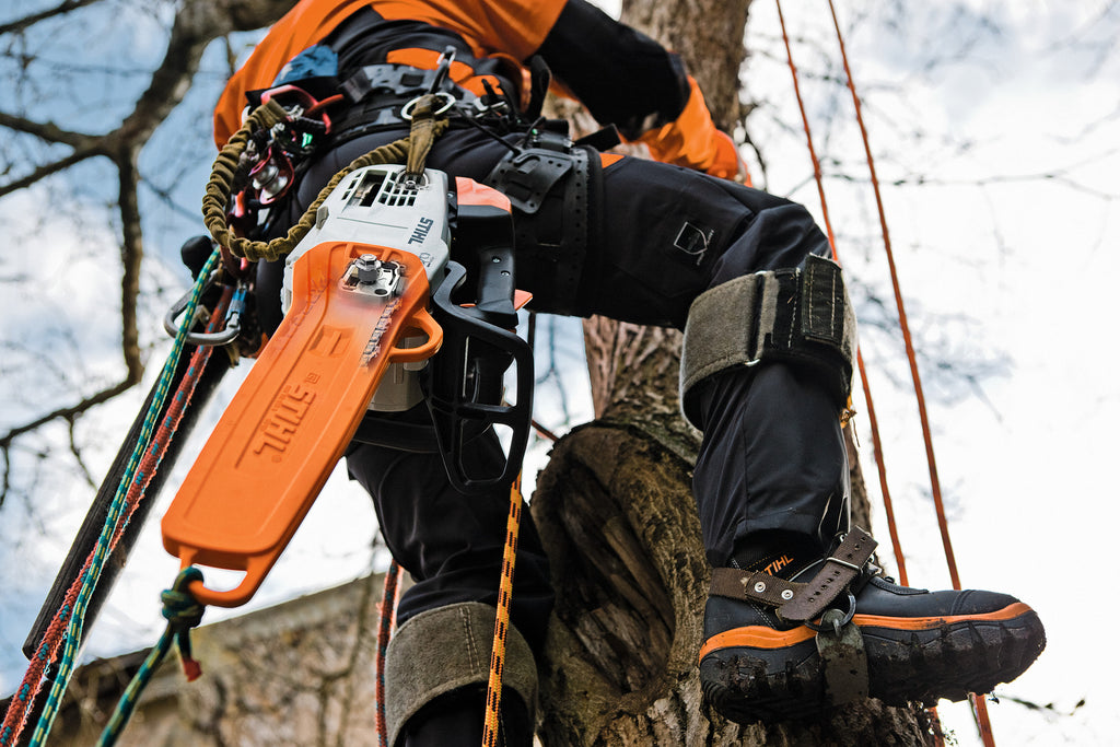 STIHL MS 201 TC-M Benzin-Kettensäge Seitenansicht