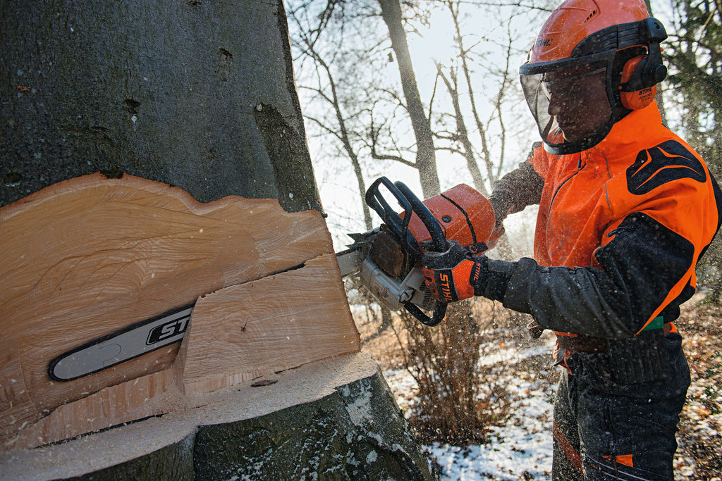 STIHL MS 661 C-M Benzin-Kettensäge Detailansicht