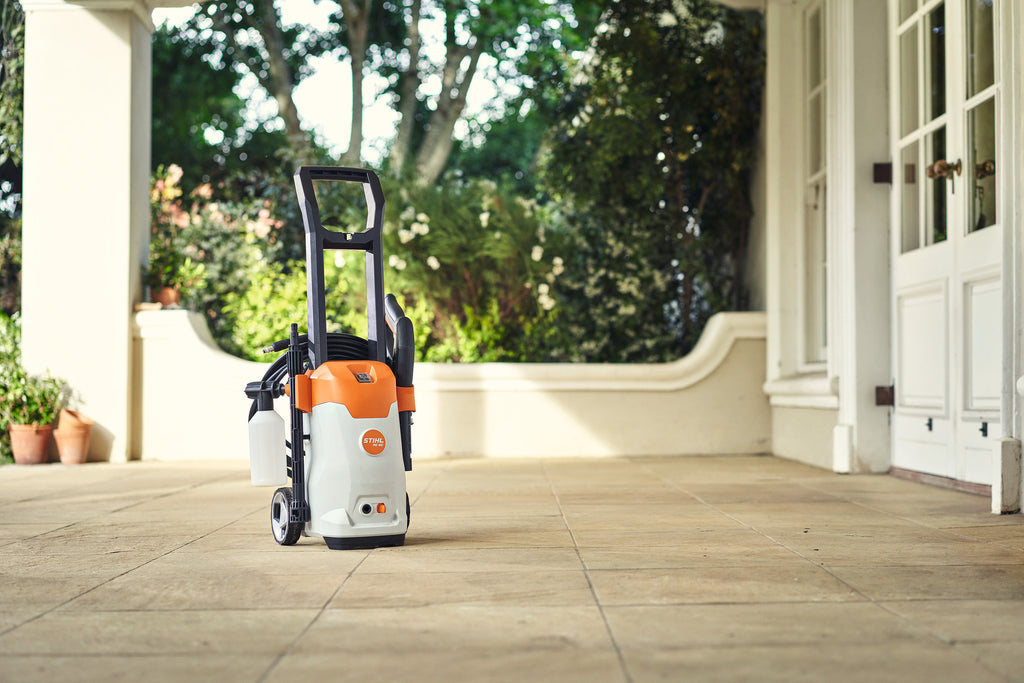 STIHL RE 80 Hochdruckreiniger im Einsatz