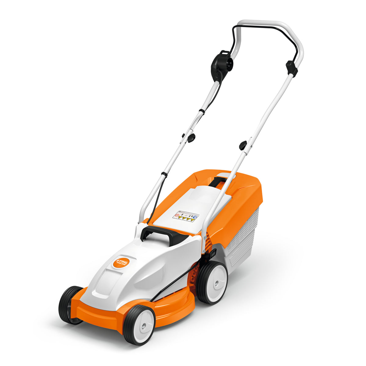 STIHL RME 235 Elektro-Rasenmäher Seitenansicht