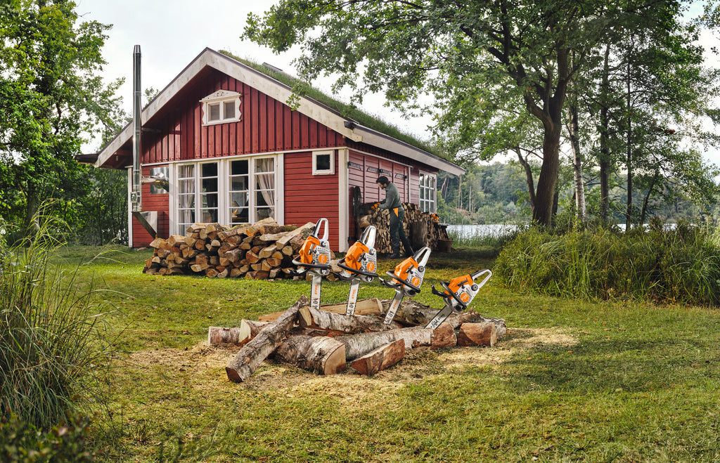 STIHL MS 212 Benzin-Kettensäge Hauptansicht