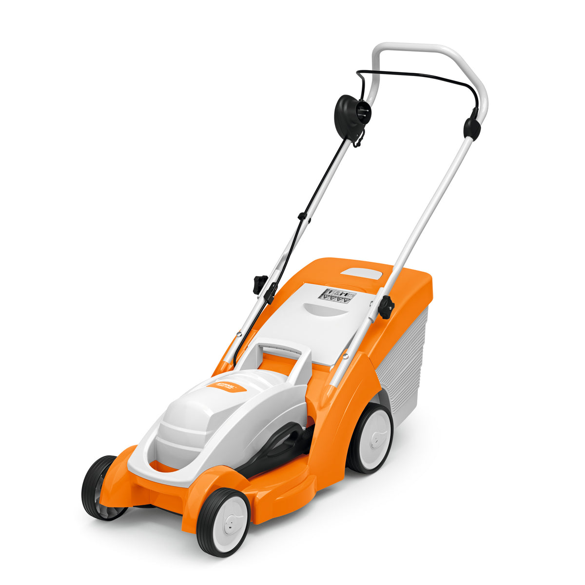 STIHL RME 339 Elektro-Rasenmäher Seitenansicht