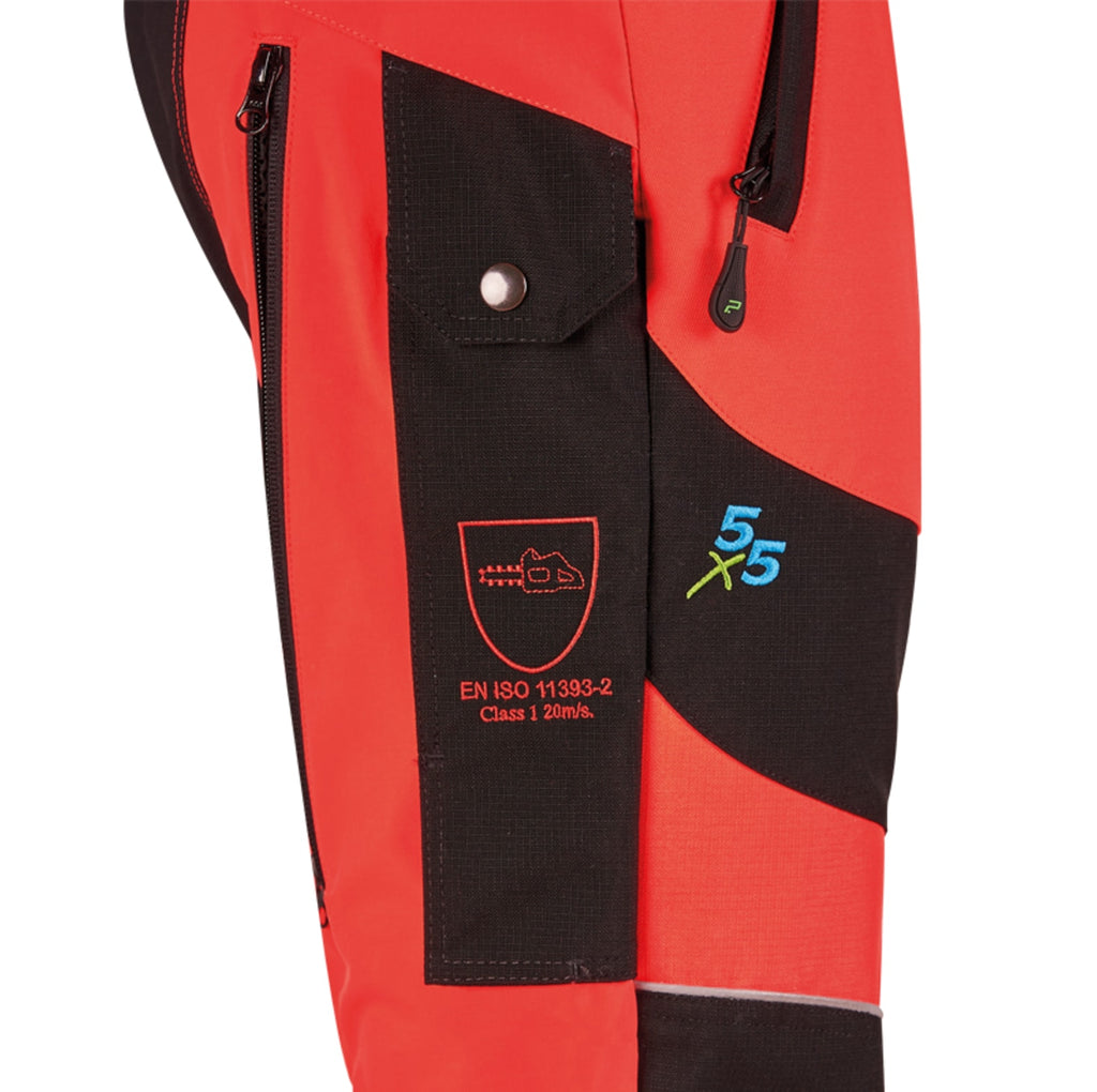 PSS Schnittschutzhose X-treme Breeze EN 20471 Detailansicht
