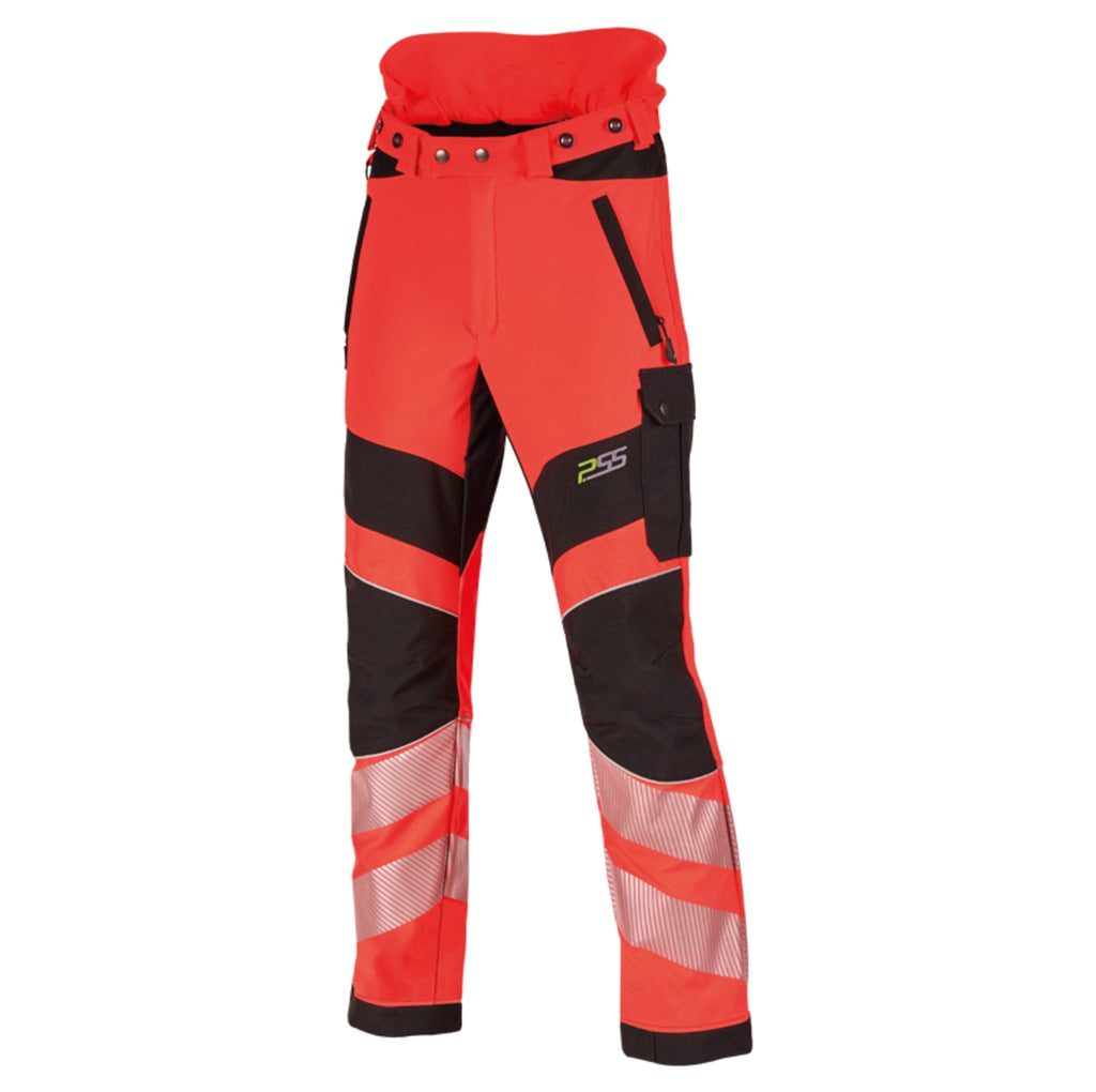 PSS Schnittschutzhose X-treme Breeze EN 20471 Neonrot