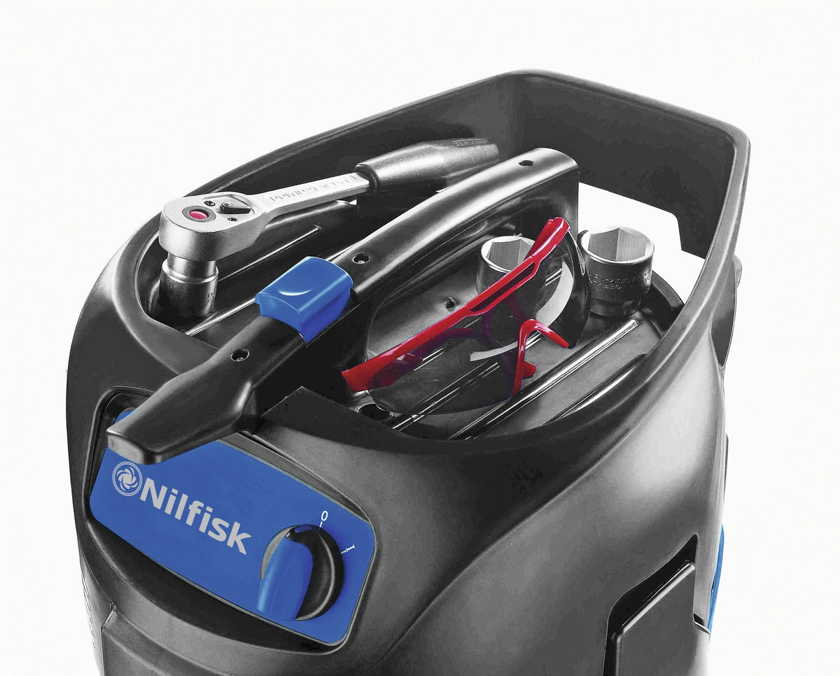 Werkzeugablage auf dem Nilfisk ATTIX 30, 40 und 50